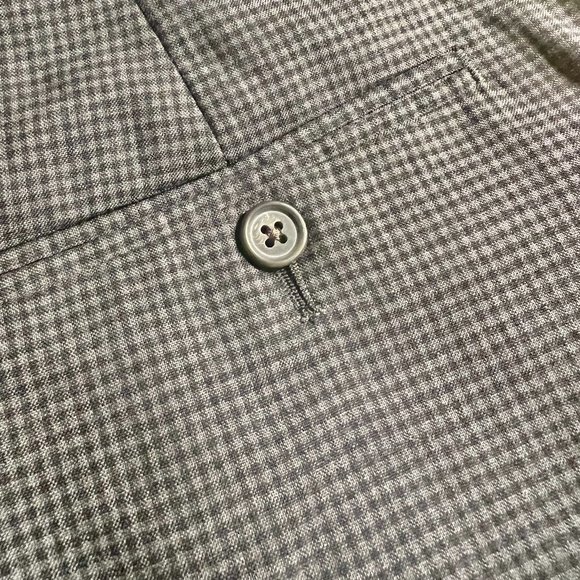 Brooks Brothers Charcoal Check Dress Pants (38x30) - Picture 1 of 3